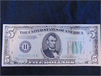 1934C $5 Federal Reserve Note
