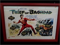 "Thief of Baghdad" framed poster