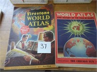 (2) Vintage Atlases