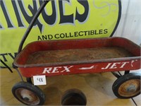 Vintage Rex Jet Red Wagon