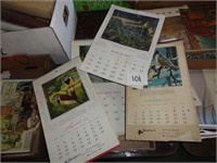 Vintage Calendar Lot 1950s and 60s