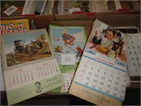 Vintage Calendar Lot 1949 and 50s