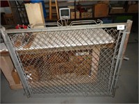 (2) Chain Link Fence Gate