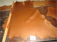 Light Brown Tanned Leather Hide
