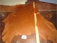 Light Brown Tanned Leather Hide