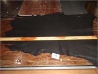 Black Tanned Leather Hide