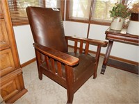 Oak frame recliner (Royal Chair Co)