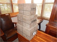 Suede stacking boxes