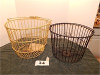 2 wire egg baskets