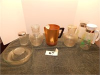 Pitchers and glassware