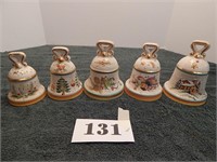 Bells, hand etched & painted in Ital by