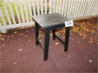 Black painted lamp table