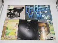 Lot (6) Elton John Records