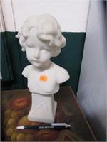 White Bust Figure