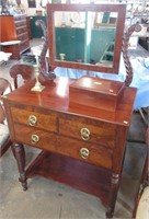 Period Mahogany 3 Dr. Dressing Table