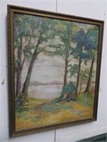 A. Evelyn Fox  Signed O/C Painting