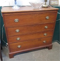 Chippendale Cherry 4 Dr. Chest