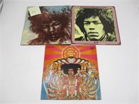 Lot (3) Jimi Hendrix Records