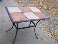 Ceramic Tile Patio Table
