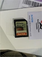 SanDisk Extreme 150MB/s SD 256 GB