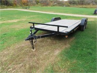2018 GRIFFIN 18 FT TRAILER WITH HIDDEN RAMPS AND