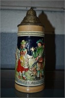 Vintage "Jagers Abschied" West German Stein