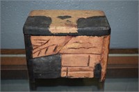 Hand Carved African Wooden Box