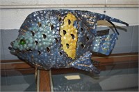 Tin Fish Candle Holder