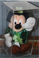 8" Irish Shamrock Mickey Mouse Beanie