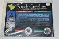 South Carolina Colorized State Quarter P&D
