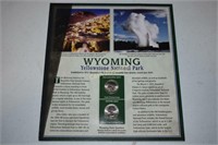 Wyoming State Quarter P&D w/ Stamps