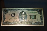 24K Gold Foil $2 Novelty Bank Note