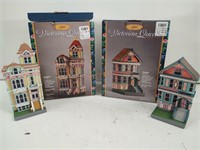 2 victorian queen collection wall hanging houses