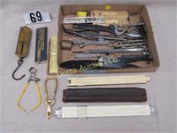 LOT OF MISCELLANEOUS MACHINEST TOOLS,