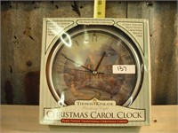 THOMAS KINKADE CHRISTMAS CAROL CLOCK