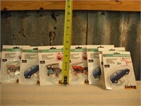 LOT OF 6 SELF ADHEASIVE HOOKS CARS