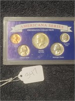 AMERICAN PRESIDENT COLLECTION PROOF SET  SILVER