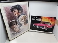 2 Pictures Elvis & GTO