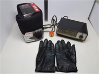 Group of Winter Items heater & glove