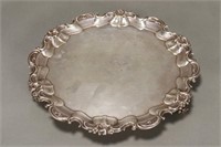 Edwardian Sterling Silver Footed Salver,