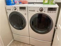 H - LG Washer & Dryer Lot 2pc