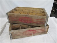 2 Johnnie Ryan Wood Crates
