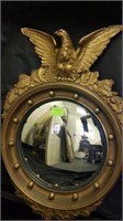 Antique Regency Style Eagle Convex Mirror