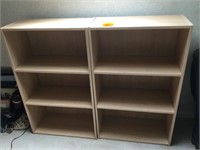 3 Bookcases with Books