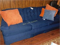 Couch Blue Approx. 74"x33"