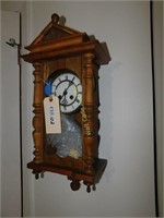 Wall Chime Clock Antique- Clock and Chimes are