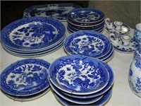 Flo Blue-Like and Delft Blue Dinner ware and