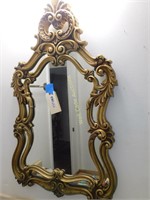 Gold Framed Vanity Mirror Approx. 42"x24"