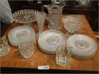 Cut Glass Collection of Serving and Dinnerware -