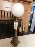 Globe Lamps Vintage - approx. 30" Tall - Set of 2